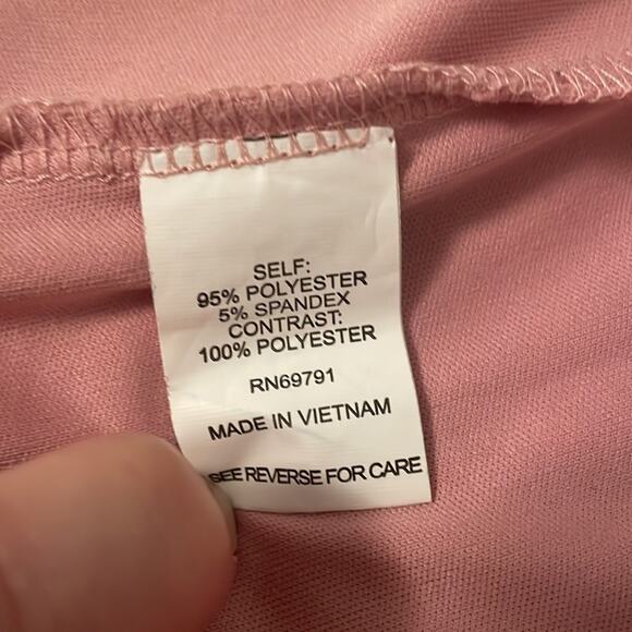 Sara Michelle Top in Dusty Rose Pink Floral Sz M Fashion Design w/many features - Picture 6 of 11